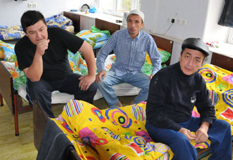 Общежитие таджикских рабочих на Соллерсе