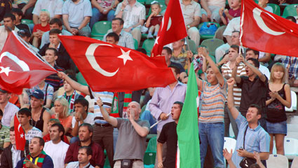 Турецкие фанаты Рубина