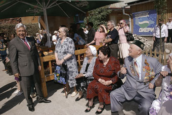День Победы, организованный узбекской общиной Татарстана