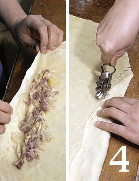 Приготовление узбекского блюда ханум 