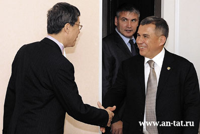 Встреча Р. Минниханова с делегацией Сингапура