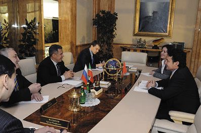 На встрече с Президентом Миннихановым