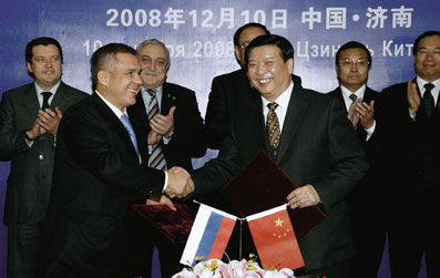 Тимур Акулов в составе делегации РТ в Китае