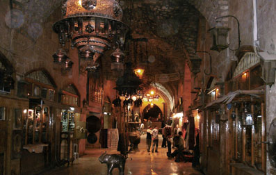 Рынок Аль-Хамидия в Дамаске