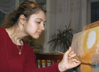 Художница Аня Хачатрян
