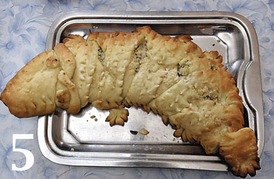 Марийский крокодил, пирог