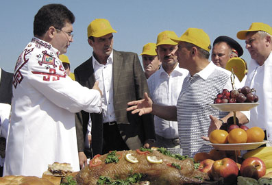 Президенты Татарстана и Чувашии на празднике Уяв