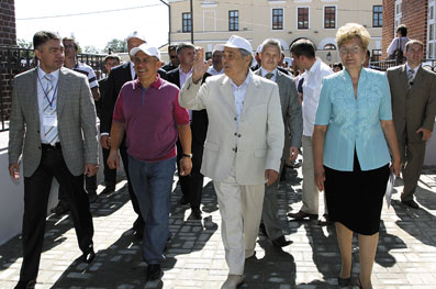 Президент Татарстана на острове-граде Свияжск