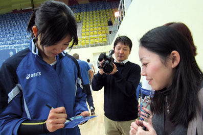 Volleyball player Megumi Kurihara