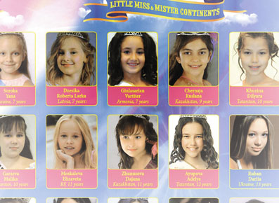 Вартитер участвовала в конкурсе Little miss world 2011